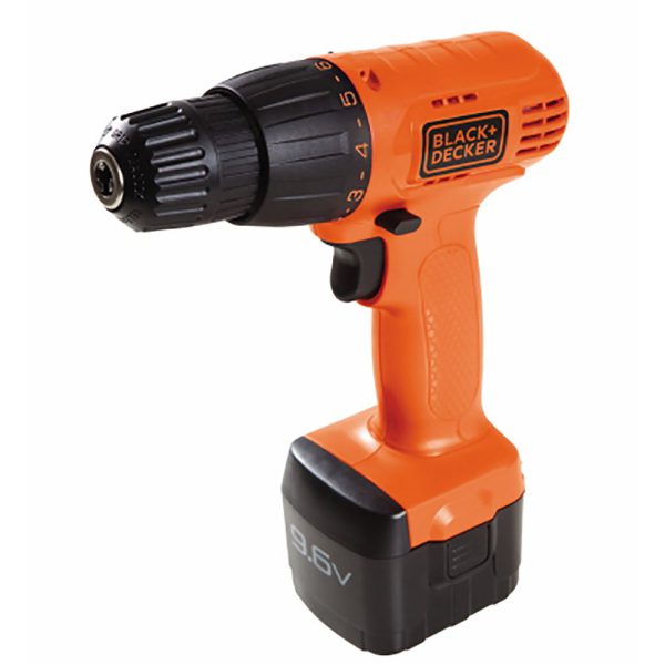 Parafusadeira/Furadeira a Bateria 9,6V 3/8 Pol. com Carregador Bivolt BLACK DECKER-CD961