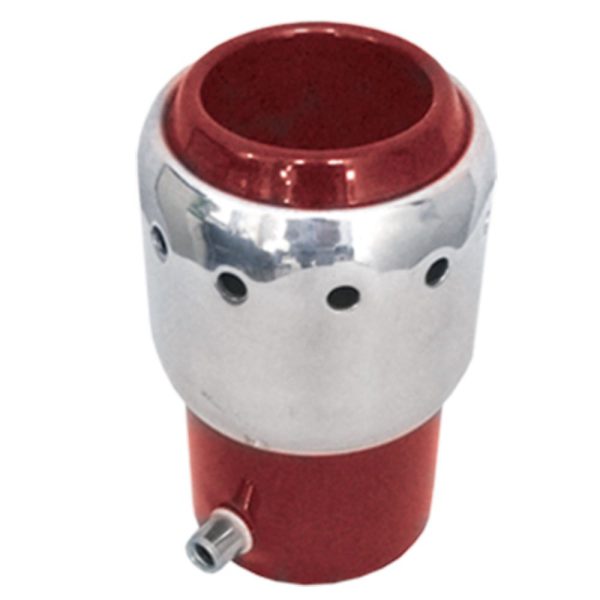 Ponteira para Escapamento Linha Turbo 032 Curva 2 1/16 Pol. Vermelha ESTAMPARIA PAULISTA-EP-032