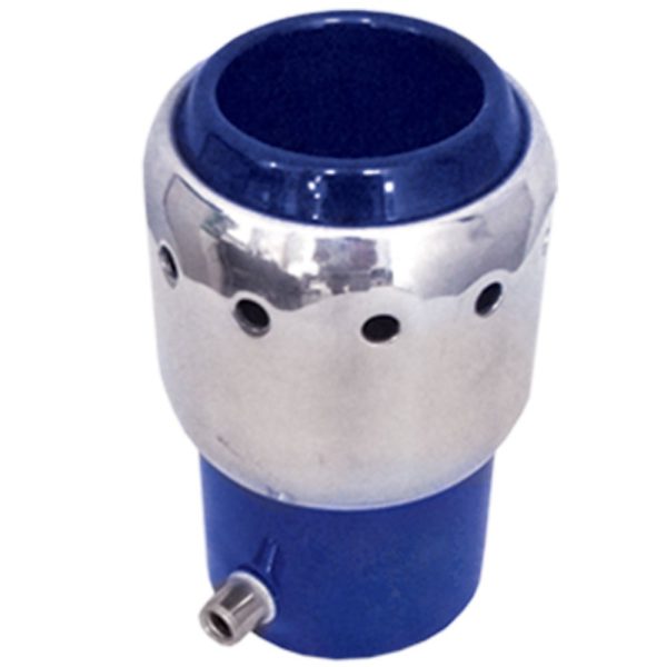 Ponteira para Escapamento Linha Turbo 032 Curva 2 1/16 Pol. Azul ESTAMPARIA PAULISTA-EP-048
