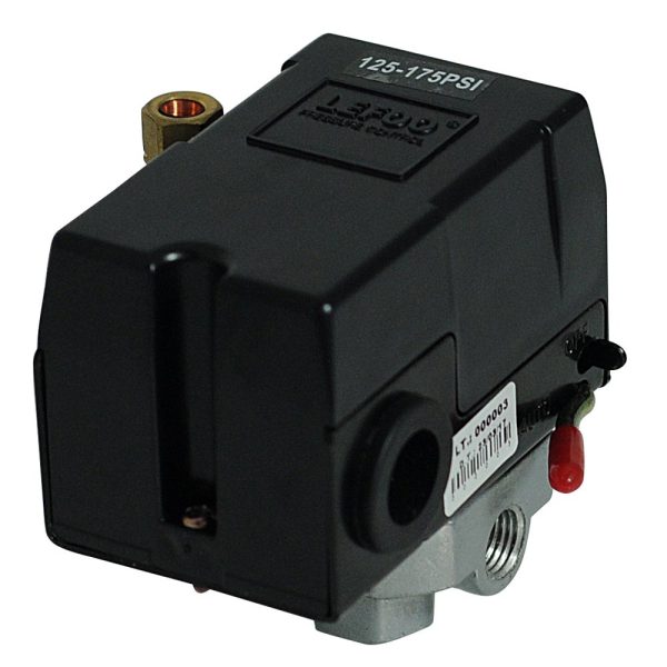 Pressostato 125/175 PSI com Válvula, Chave e Manifold 4 Vias CHIAPERINI-14530