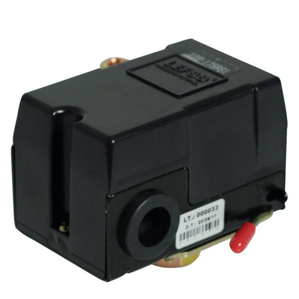 Pressostato 125/175 PSI com Válvula e Chave 1 Via para Compressor CHIAPERINI-1343