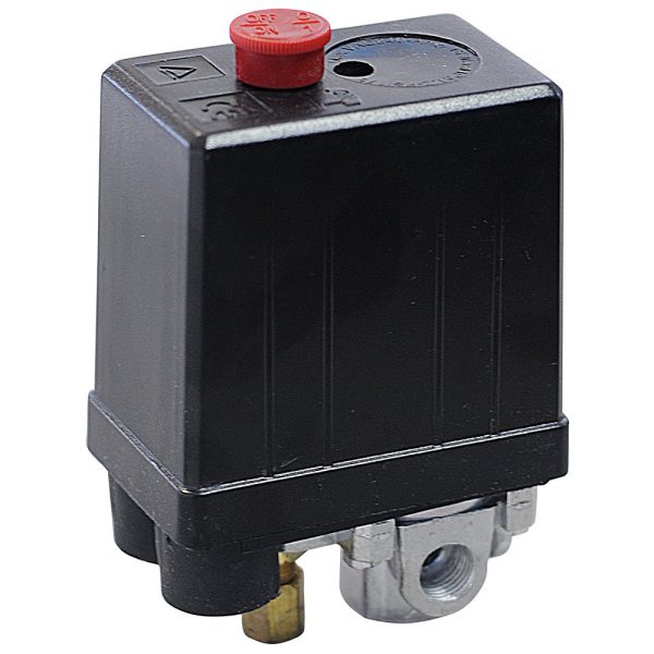 Pressostato 80/120PSI com Chave e Manifold 4 Vias CHIAPERINI-6539
