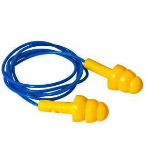 Protetor Auricular Tipo Plug em Copolímero com Cordão em PVC PROTEPLUS-PPA01