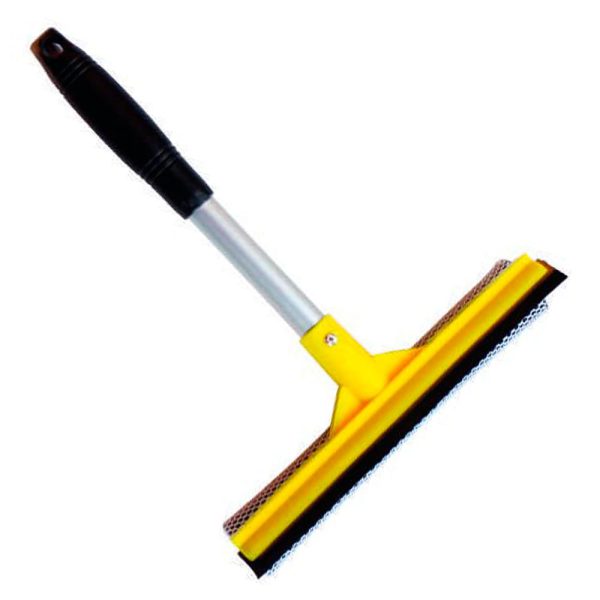 Rodo para Limpar Para-brisas com Cabo Curto de Alumínio 200 x 190mm LUPUS-0380