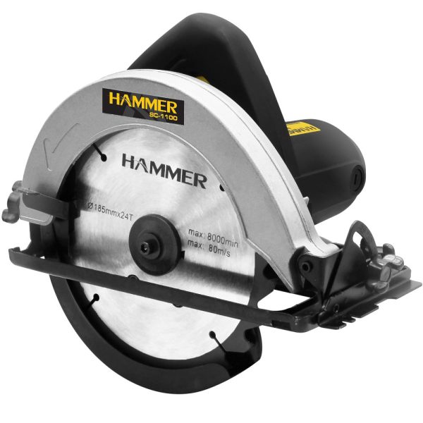 Serra Circular para Madeira 7.1/4 Pol. 1100W 220V - SC1100 HAMMER-GYSC1100