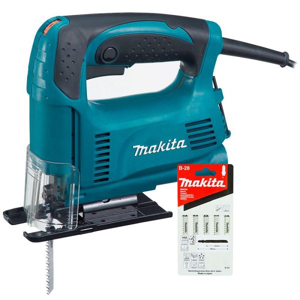 Serra Tico Tico 450W 220V com Jogo de Lâminas 5 Peças MAKITA-4327-P