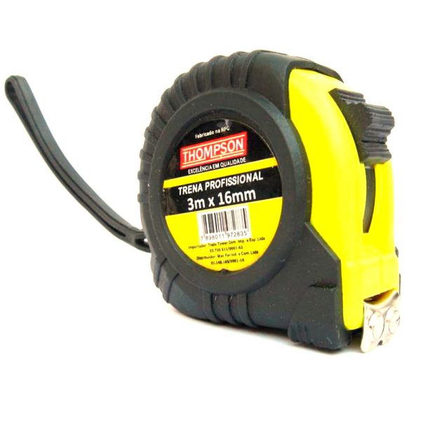 Trena Emborrachada com Trava e Imã 3m x 16mm THOMPSON-261