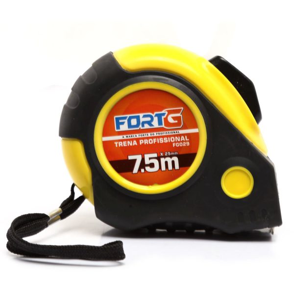 Trena Profissional de 7,5 Metros x 25mm FORTGPRO-FG029