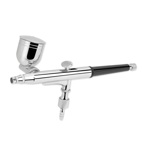 Aerógrafo Profissional Gravidade Sucção 0,35mm Reservatório 10ml - MP1003