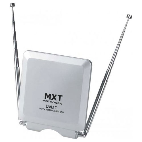Antena Interna Amplificada VHF/UHF/HDTV MDTV-703A