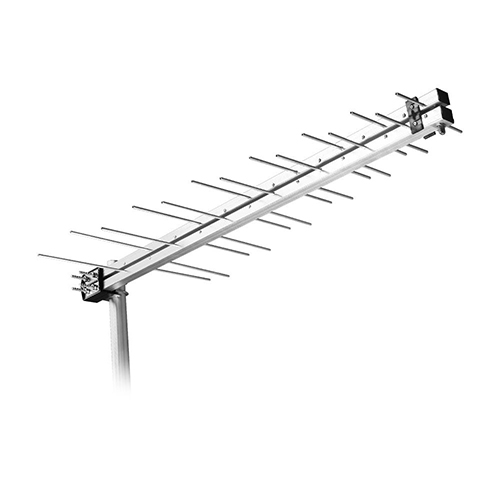 Antena log externa tv 2 em 1 - 14 elementos