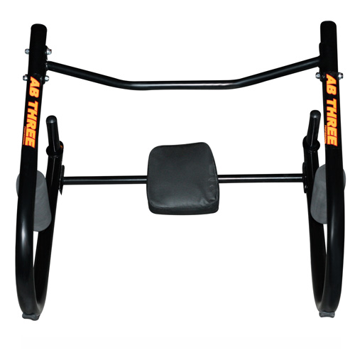 Aparelho Abdominal AB Three Profissional, Suporte p/ Anilhas - 440P - Polimet
