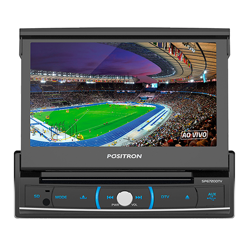 Auto Rádio Retrátil TV Digital Touch Screen - SP 6720 DTV