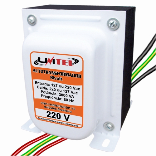 Auto Transformador Bivolt 3000va Serie Ouro 127v/220vl