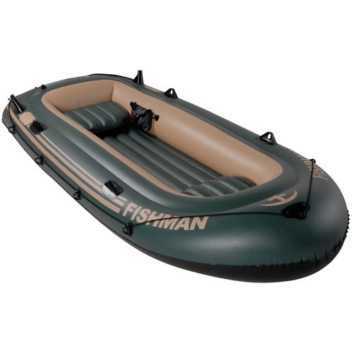 Barco Inflável, com Inflador e Remos - FISHMAN