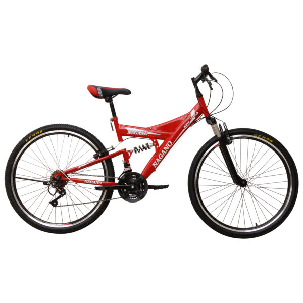 Bicicleta Aro 26 Quadro de 21 Marchas e Suspensão Dupla