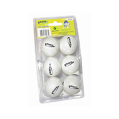 Blister 06 Bolas TM40mm Branca para Tênis de Mesa