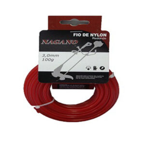 Bobina de fio de nylon quadrado 2,5 mm 100 gramas - para roçadeira