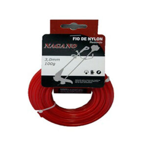 Bobina de fio de nylon redondo 3,0 mm 100 gramas - para roçadeira