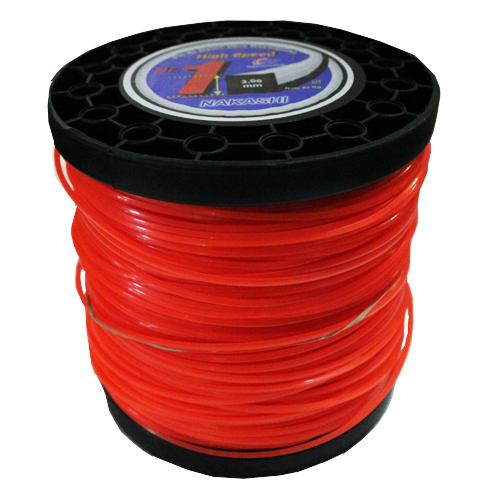 Bobina de fio de nylon quadrado 3,0 mm 2 kilos - para roçadeira