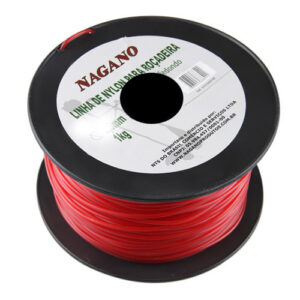Bobina de fio de nylon redondo 2,0 mm 1 kg - para roçadeira