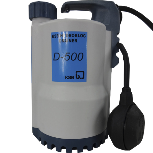 Bomba submersível hidrobloc drainer 1.1/4 monofásica- 110v - D500