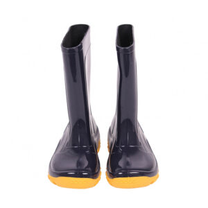 Bota PVC Infantil Forrada Azul/Amarelo