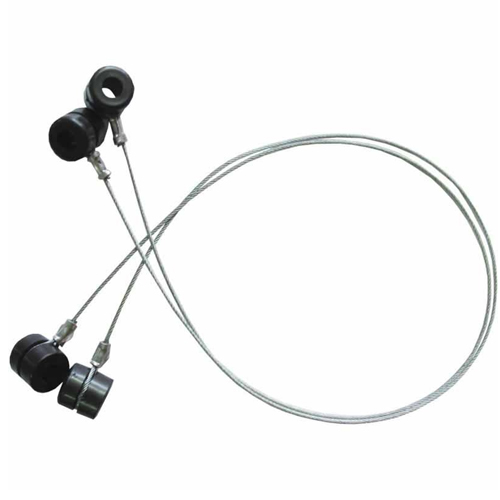 Cabo de Aço para Simulador de Caminhada, Bucha em nylon com furo de 13mm (par)