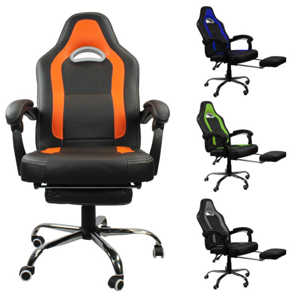 Cadeira Gamer com Encosto para pernas Reclinável Mars - TCGM
