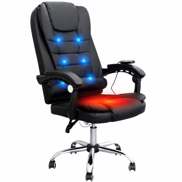 Cadeira Presidente de Escritório com Massagem e Aquecimento - Bivolt