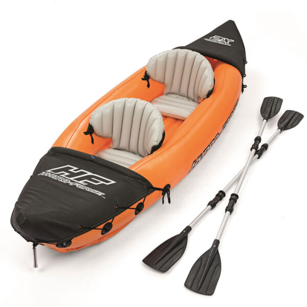 Caiaque Inflável 2 Pessoas 3.21m x 88cm 2 Remos - Lite-Rapid X2 Hydro Force