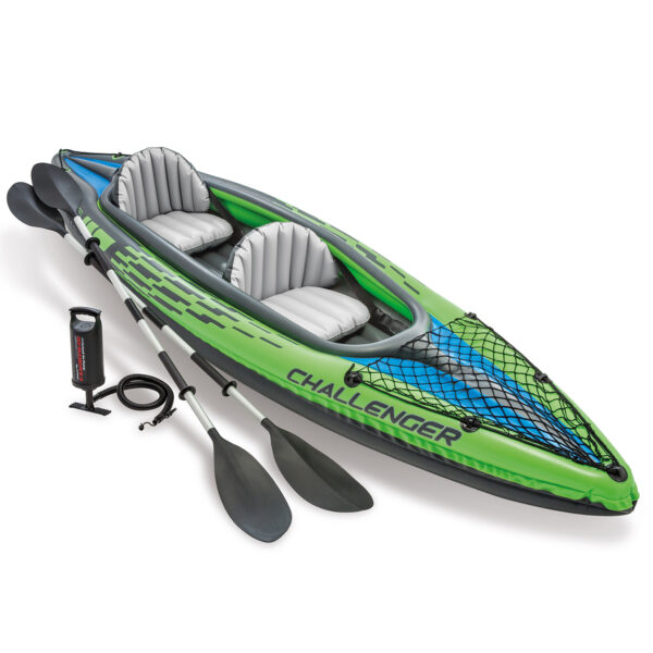 Caiaque K2 Challenger 351 x 79 x 41cm com Remo de Alumínio