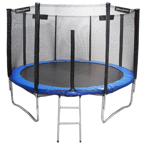 Cama Elástica 427 cm com Escada e Rede - Diâmetro 14 Pés