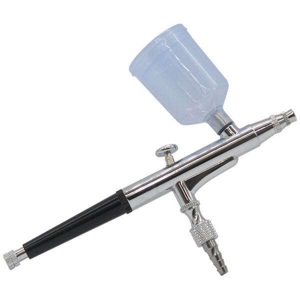 Caneta Aerografo Profissional 0.3mm Metalico 2 Cubas