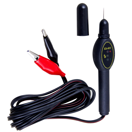 Caneta Teste de Polaridade com Iluminação, 12 Volts, Cabo de 3 M Polarizado - ka-011
