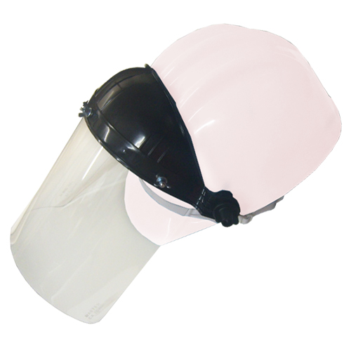Capacete com Protetor Facial Incolor - Economy
