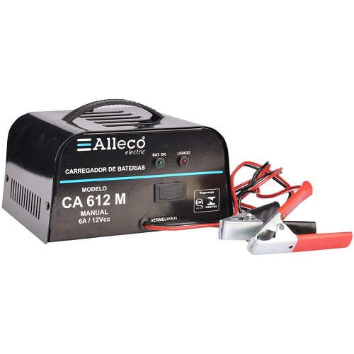 Carregador de Bateria, 6A, 12V, Bivolt, - CA612M