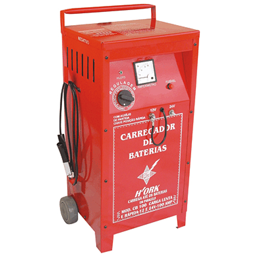 Carregador de Bateria -100 Amp -12 / 24V - CB100