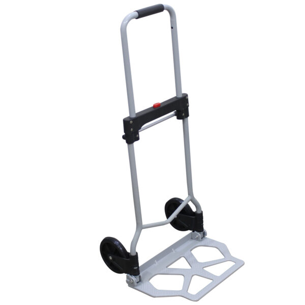Carrinho de Mão Dobrável Transporte Carga até 70 kg