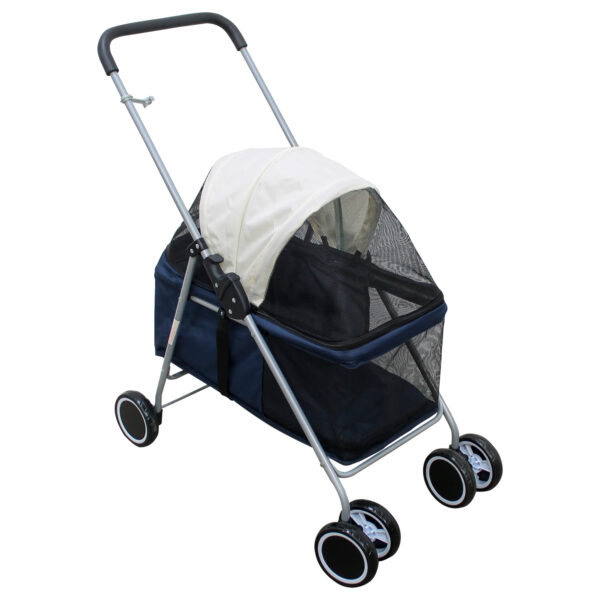 Carrinho de Passeio Pet para Cães e Gatos