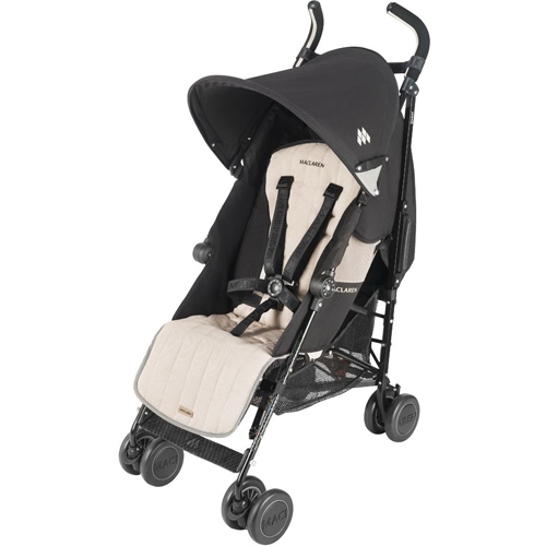 Carrinho de Bebê para Passeio, Quest Black Champagne
