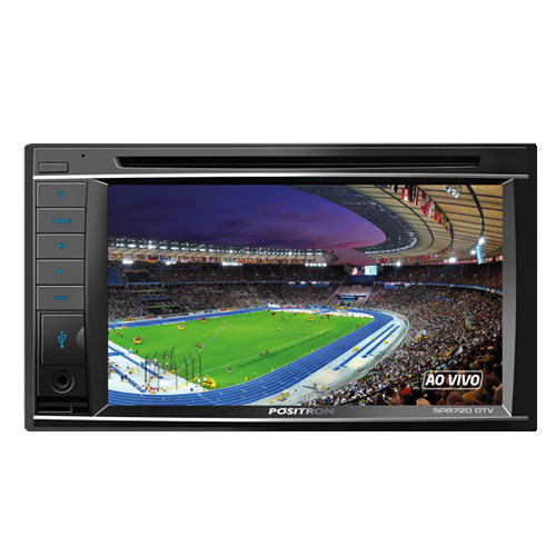 Central Multimídia, Tela LCD, 6.2 touchscreen, TV Digital, Bluetooth, USB, SD-Card - SP8720 DTV
