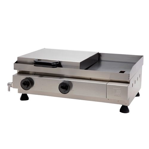 Chapa com Sanduicheira à Gás 60x40 Linha Prata - SCGP60