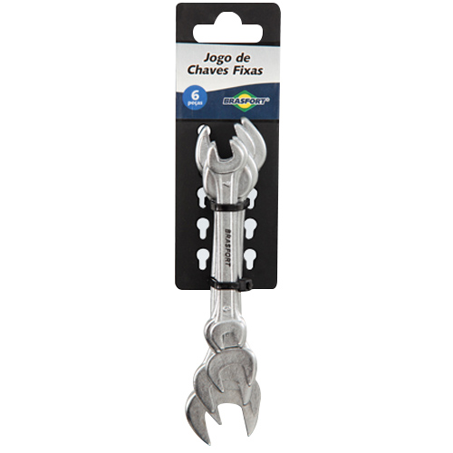 Chave Fixa 6 a 17mm - 6 Peças