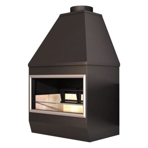 Churrasqueira Moldura em Inox - Preto Fosco
