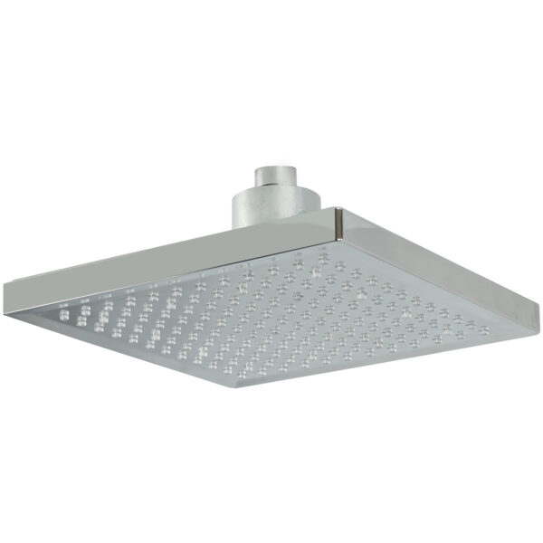 Chuveiro Quadrado 20x20 cm Led 3 Cores a Gás