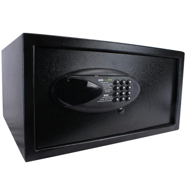 Cofre Eletrônico Digital 44x38x23cm Grande Para Notebook Preto - NCDP44