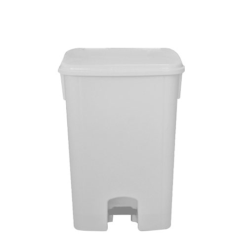 Coletor de Pedal - Branco 30 Litros