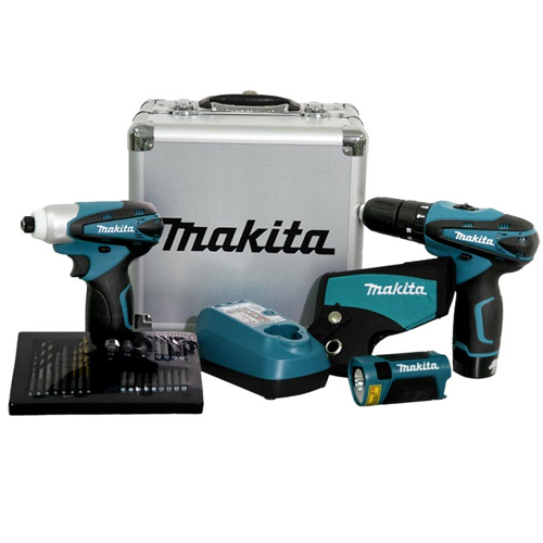 Combo de Ferramentas, Bivolt, Parafusadeira/Furadeira de Impacto HP330D, Parafusadeira TD090D e Acessórios - DK1485X