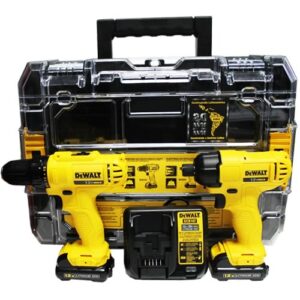 Combo Furadeira Parafusadeira 12v com Baterias Carregador e Maleta - Bivolt - DCK201C2